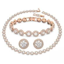 (MG-SET) Newest High End Fashion Simple Classic Popular Style Diamond Inlaid Elegant Elegance Charm Hot Selling Jewelry Set