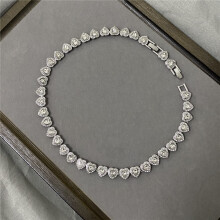 (5301necklace54164) Newest Love Pearl Necklace  Women's Light Luxury Versatile Earrings  High-end Feeling Bracelet Jewelry Set