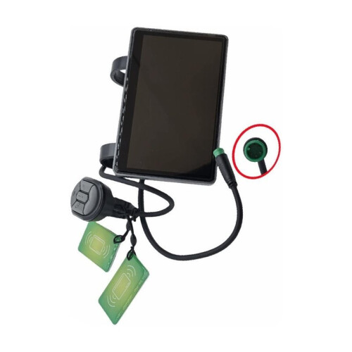 V5.0 Version LCD Display with NFC for OUXI V8 Electric Bicycle Upgraded Version 50km/H Dashboard Replace Parts 1