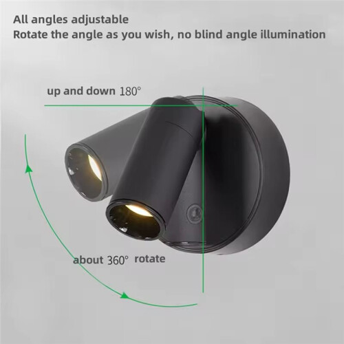LED Rechargeable Wall Light Magnetic Wireless Spotlight 360 Touch Control Dimmable Lamp for Reading Study Home Lighting 1