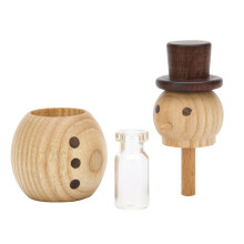 Auto Diffuser Van Hout Met Essentiële Oliën Freshener