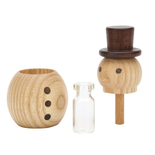 Auto Diffuser Van Hout Met Essentiële Oliën Freshener