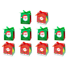 10St Delicate Kerst Gift Box Van Papier Voor Snoep En Geschenken