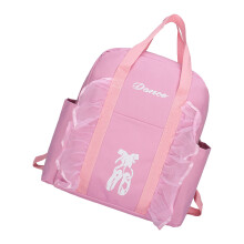 1Fashion Ballerina Schooltas Roze Kids Backpack Licht