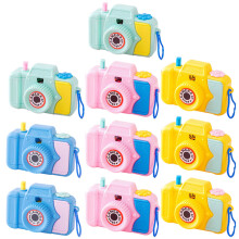 10St Kinder Camera Speelgoed Met Cartoon Projectie En Duurzaam Plastic