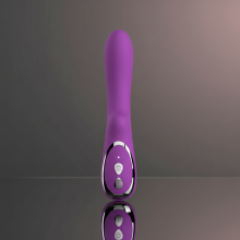 (Purple) Waterproof Vibrator for Women - Magnetic Charging