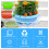 2Sets Duurzame Blauwe Hangpot Voor En 1