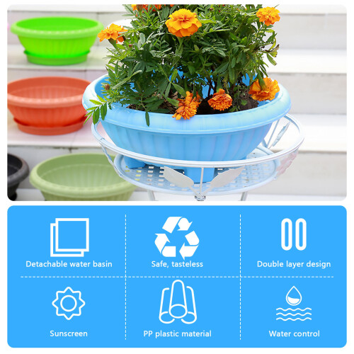 2Sets Duurzame Blauwe Hangpot Voor En