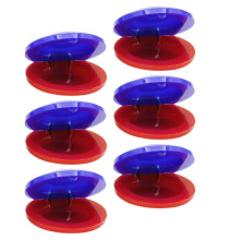 6St Kinderen Castanet Speelgoed Creatief Percussie Instrument