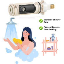 2 Pcs Enhon 1222 Replacement Cartridge Compatible with Moen Posi-Temp Faucet, Tub Shower Cartridge with Puller