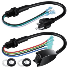 US Plug, 2Pack Power Cord Replacement Parts - 101610 & 100641 Cord and Power Cords for ProTeam Backpack Vacuum