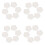 100St Polyester Rozen Applicaties Voor Handgemaakte Kledingaccessoires 1