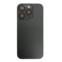 Carcasa trasera para iPhone 15 Pro con piezas pequeñas - Titanio negro