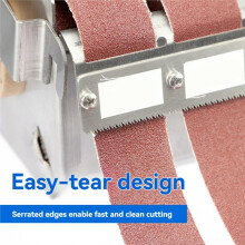 Stainless Sanding Belt Holder,Emery Cloth Roll,5Grits,Sandpaper Roll 150/240/320/400/600 ,for Metal,Wood,and Furniture