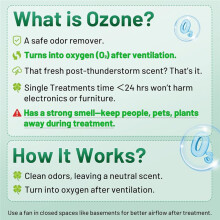 Ozone Generator 45g/H, Home/Industrial O3 Deodorizer,High Capacity Ozone Machine Air Ionizer US