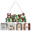 1St Deurplaat Met Opengewerkte Letters Kerst 7