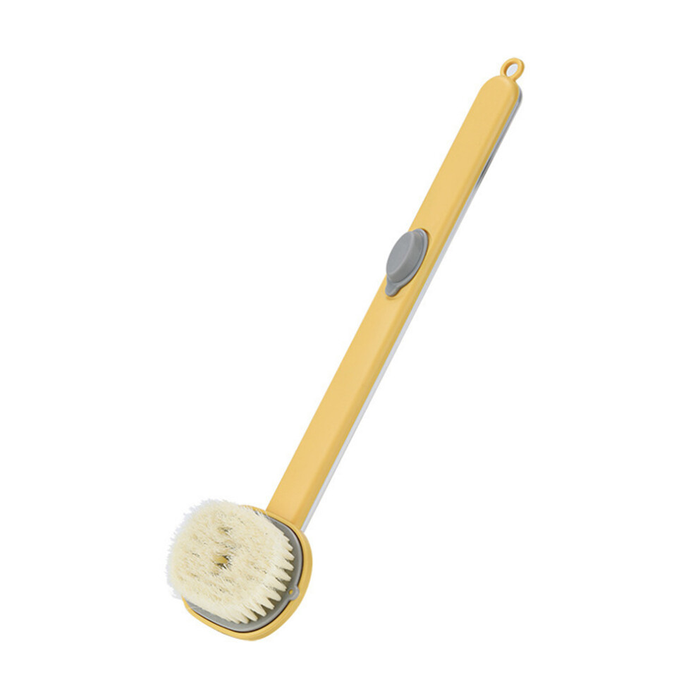 Hue-Grain (Yellow) Exfoliating Body Brush For Skin & Feet Care