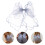 Blauwe Strik Haarspeld Haaraccessoire Voor 5