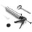 Mortar Gun Set Pointing Grouting Gun Sprayer Brick Cement Tile Tool for Brick Paving Replaceable Nozzle W/ 2 Nozzles 1
