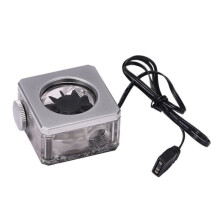Water Cooling Flow Meter RGB Water Flow Meter G1/4inch Flow Meter System for PC Gaming Water Cooling Building Titanium