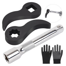 Wrench Adapter - Adjustable Indexing Pry Bar Adapter for 1/2 Inch Drive Ratchet, 4 Piece Pry Bar Adapter Tool