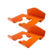 Garage Wall Hooks 2Pcs Garage Hooks Utility Double Heavy Duty Wall Mount Hooks Garage Storage Organization Tool Hangers