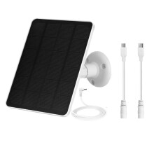 Solar Panel for Outdoor Security Camera,5W Waterproof Solar Panels Charger for Ring Spotlight Cam /Pro