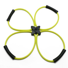 Pilates Reformer Resistance Band Kit Home Fitness Equipment for Total Body Workout - Helps Target Muscles, Tone,Yellow