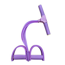 Multifunktionellt Spänningsrep, Yoga Pedal Puller Resistance Band, Spännrep Fitness Utrustning Lila