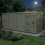 16 x 7 Pent Shed Tanalised (Single Door, No Windows) 3
