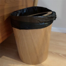 Storage Wooden Trash Can Home Bucket Garbage Bin Hotel Living Room Office Wastebasket Cans Nordic Recycling Bin B