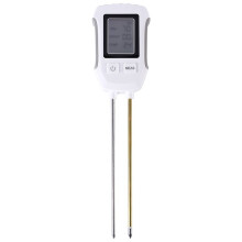 Soil Tester PH/Moisture/Temp Digital LCD Meter Heat-Resistant Metal Sensor Humidity Monitor for Flower Plants Gardening