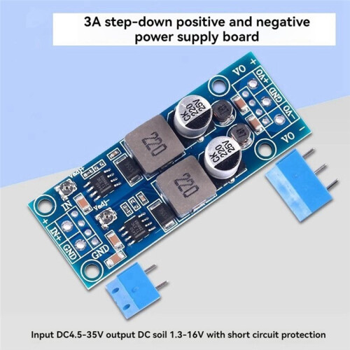 - Step Down Converter 5V 12V 3A Dual Power Supply Module for  Board Module DIY 1
