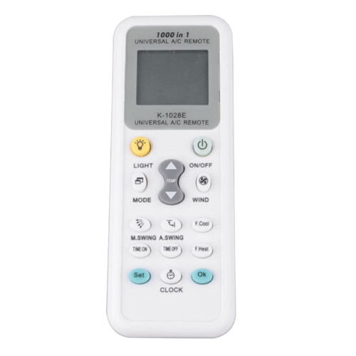 Universal Remote Control 1000 in 1 K-1028E Wireless Remote Control AC Digital LCD Remote Control for Air Conditioner 1