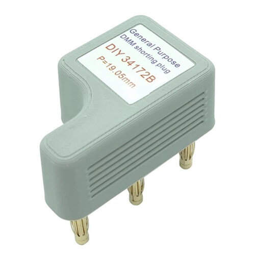 New DIY 34172B DMM Short Insert 4-Wire Short Plug Standard Resistor Calibration Multimeter Calibrator Tool 2