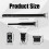 5pcs Magnetic Hanging Strap, Black Hanging Loop Strap with Magnet Hanger Magnetic Multimeter Hanger 8