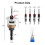 4PCS Countersink Drill Bit Set with Low Friction Depth Stop & Replaceable HSS M2 Drill Bit, Counter Sink Drill Bit 8