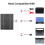 12V 5.2W  Solar Panel Polycrystalline Solar Cells Silicon Epoxy Solar DIY Module System Battery Charger +  output 4