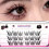 (01) Long-Lasting Black Glue-on Fake Lashes 7