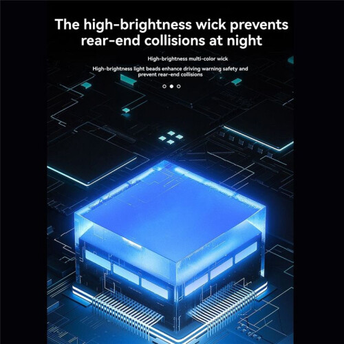 Highlight Led Warning Light Car Strobe Light Motorcycle Flash Led Anti-Collision Warning Lamp Remote Control 4 Light 2