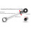 2X  1/4 Double Ended Quick Socket Ratchet Wrench Rod Screwdriver Bit Tools Ratchet Handle Wrench 2