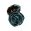 (Dark Green) Women\'s Rose Hair Clip Claw Accessory 2