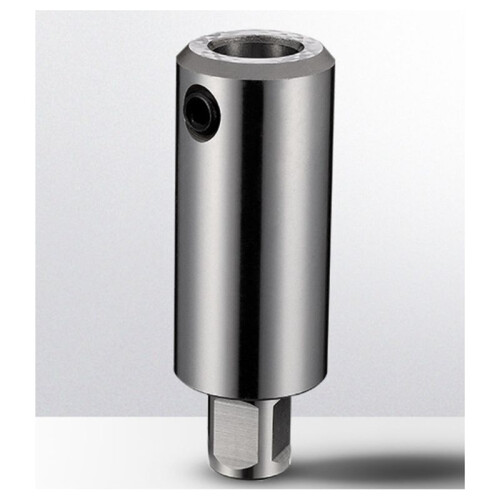 Hollow Drill Conversion Handle 100mm Drill Chuck Connection Conversion Extension Rod Extension Rod Top Hole 6.5mm 1