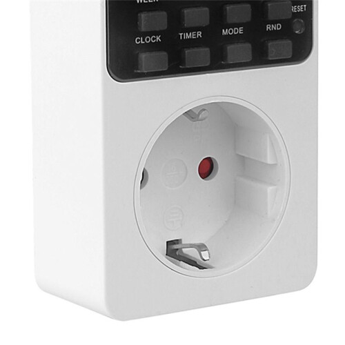 Electronic Digital   Kitchen  Socket Outlet 230V 7 Day 12/24 Hour Programmable Timing EU Plug 1
