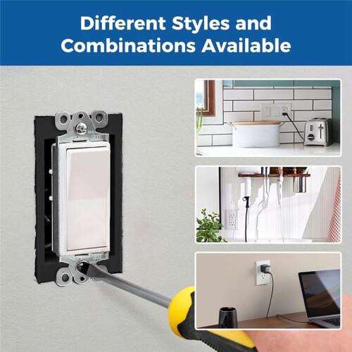 New 1/2 Inch Socket Box Extender Power Outlet Extender Suitable for Electrical Boxes and Power Outlets 2