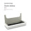 80x80 Office Desk Threading Box Computer Table Wire Hole Cover Threading Hole Square Brush Cover Plate Silver 80x80 3