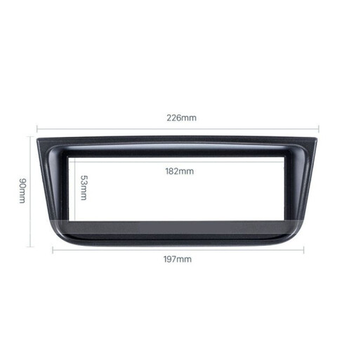 2X FP-04-02 Panel Radia Samochodowego Stereo do  406 (1995-2005)