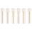6Pcs Real Bone Material Acoustic Guitar Bridge Pins With Pearl Shell Dot 1