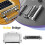 1 Set Fixed Adjustable Bridge Tailpiece For Teisco Harmony Kay Guitar New 3