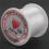 2x 0.3mm / 0.2mm Diameter Clear Nylon Fish Fishing  Spool Beading String 8